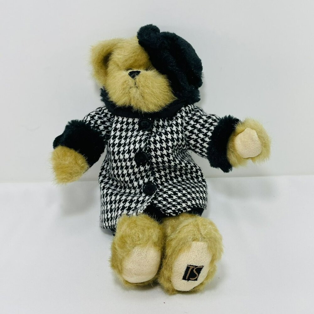 Trade Secret Audrey Bear Plush Toy Women Clothes Houndstooth Preppy Fashionista